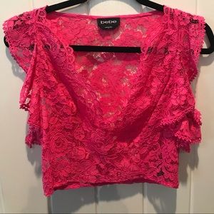 Bebe short top